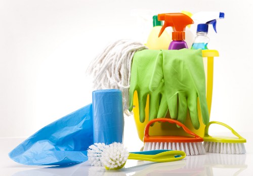 Emergency safety procedures during a carpet cleaning job