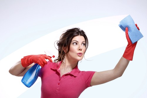 Deep cleaning equipment used on upholstered furniture